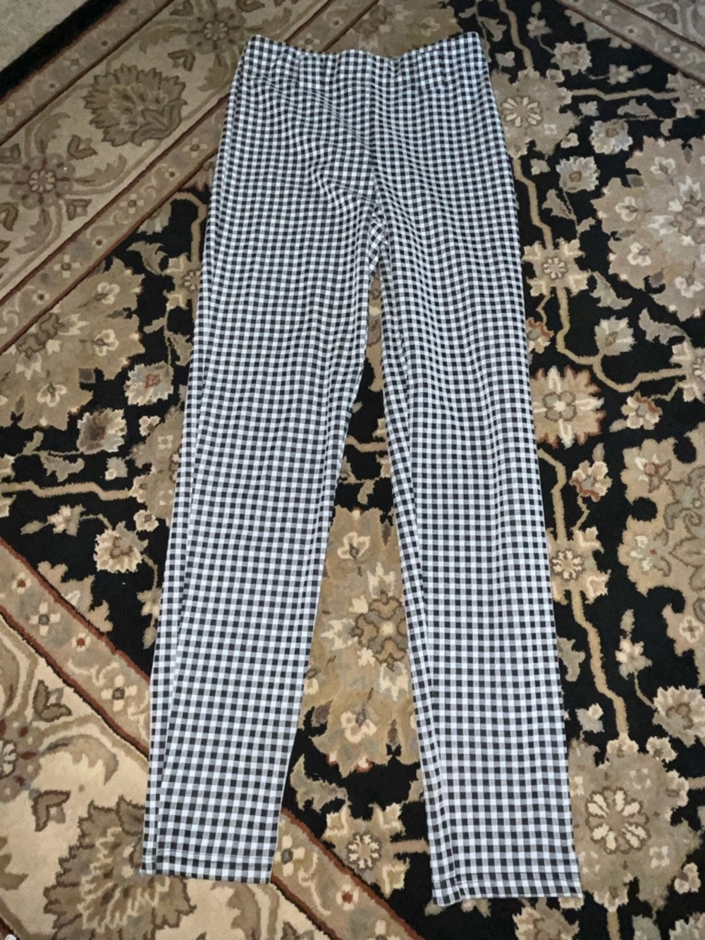 Forever 21 Black & White Gingham Pants